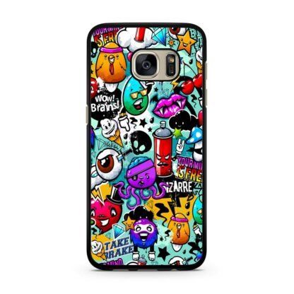 Icons Graffiti Samsung Galaxy S7 / S7 Edge Case