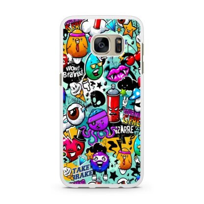 Icons Graffiti Samsung Galaxy S7 / S7 Edge Case - Image 2