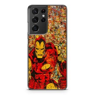 Iron Man Comic Samsung Galaxy S21 / S21 Plus / S21 Ultra / S21 FE Case