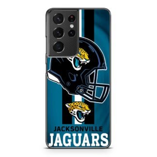Jacksonville Jaguars Helmet NFL Logo Samsung Galaxy S21 / S21 Plus / S21 Ultra / S21 FE Case