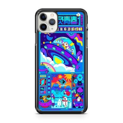 Japan Ufo Blue Cartoon iPhone 12 / 12 Pro / 12 Pro Max / 12 Mini Case