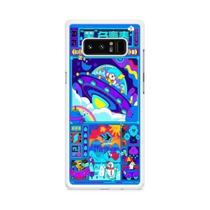 Japan Ufo Blue Cartoon Samsung Galaxy Note 8 Case - Image 2
