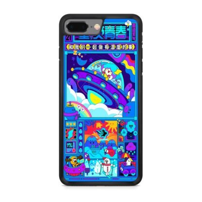 Japan Ufo Blue Cartoon iPhone 7 Plus / 8 Plus Case