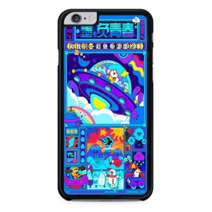 Japan Ufo Blue Cartoon iPhone 6 / 6S / 6 Plus / 6S Plus Case