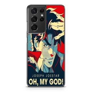 JoJo's Bizarre Joseph Joestar Quote Samsung Galaxy S21 / S21 Plus / S21 Ultra / S21 FE Case
