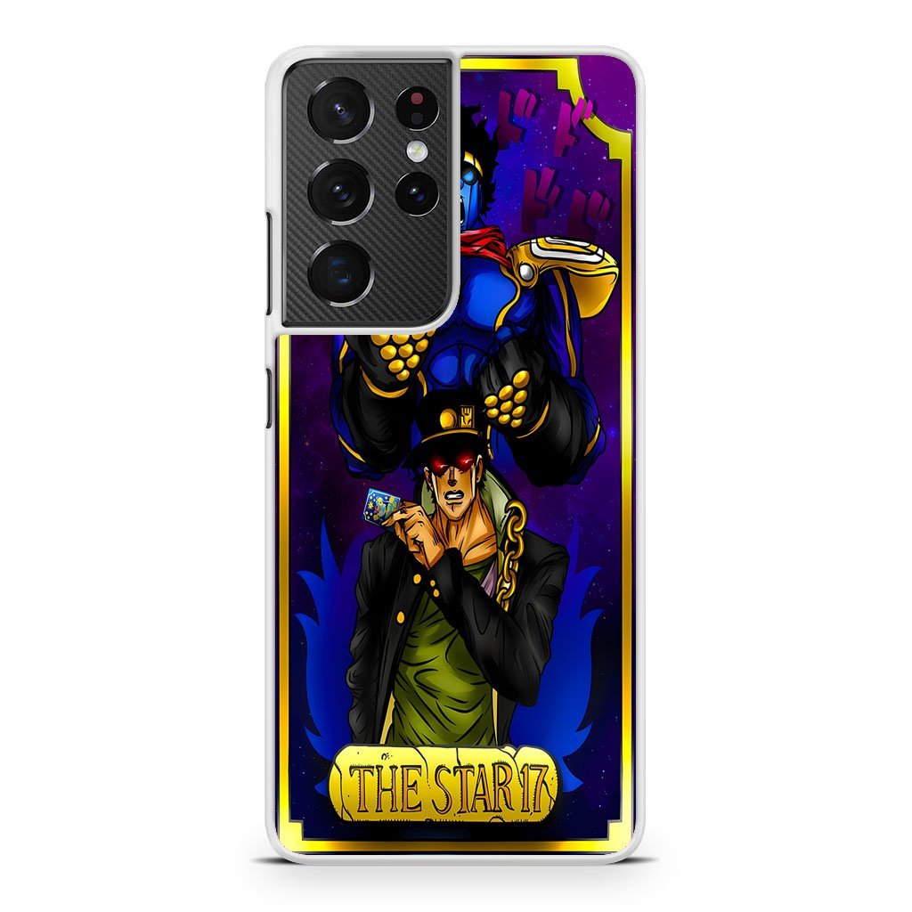 JoJo's Bizarre Jotaro Kujo The Star 17 Samsung Galaxy S21 / S21 Plus / S21 Ultra / S21 FE Case - Image 2