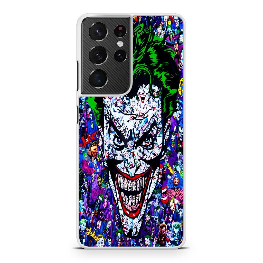 Joker Face Collage Samsung Galaxy S21 / S21 Plus / S21 Ultra / S21 FE Case - Image 2