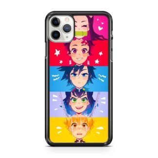 Kimetsu No Yaiba Demon Slayer Cute Collage iPhone 12 / 12 Pro / 12 Pro Max / 12 Mini Case