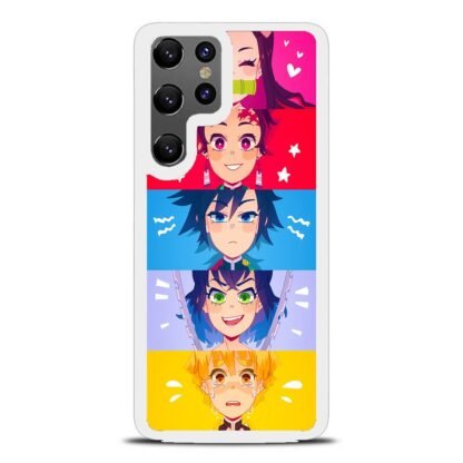 Kimetsu No Yaiba Demon Slayer Cute Collage Samsung Galaxy S25 / S25 Plus / S25 Ultra Case - Image 2