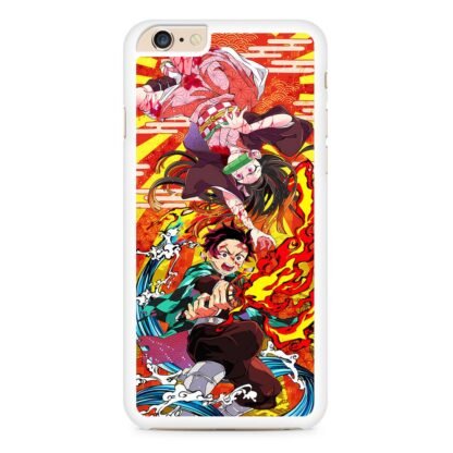 Kimetsu No Yaiba Demon Slayer Tanjiro Nezuko iPhone 6 / 6S / 6 Plus / 6S Plus Case - Image 2
