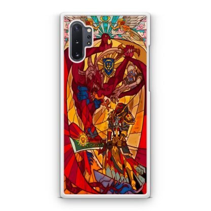 Knight Dragon Slayer Mosaic Samsung Galaxy Note 10 / Note 10 Plus Case - Image 2