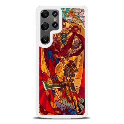 Knight Dragon Slayer Mosaic Samsung Galaxy S25 / S25 Plus / S25 Ultra Case - Image 2