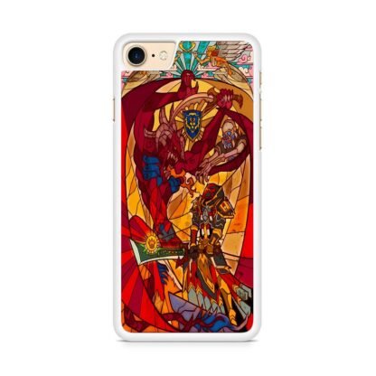Knight Dragon Slayer Mosaic iPhone 7 / 8 / SE 2020 / SE 2022 Case - Image 2