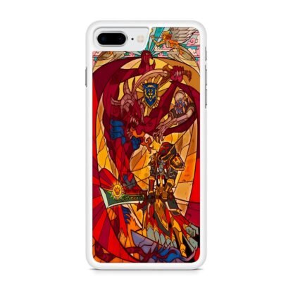 Knight Dragon Slayer Mosaic iPhone 7 Plus / 8 Plus Case - Image 2