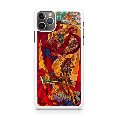 Knight Dragon Slayer Mosaic iPhone 15 / 15 Plus / 15 Pro / 15 Pro Max Case - Image 2