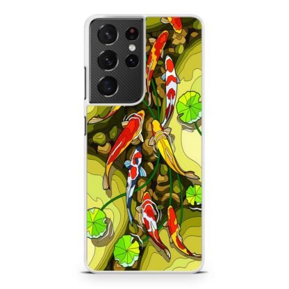 Koi Pond Cover Samsung Galaxy S21 / S21 Plus / S21 Ultra / S21 FE Case - Image 2