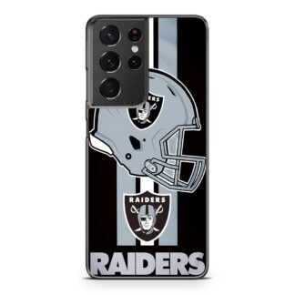 Las Vegas Raiders Helmet NFL Logo Samsung Galaxy S21 / S21 Plus / S21 Ultra / S21 FE Case
