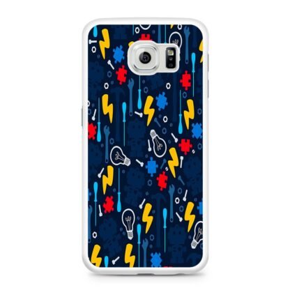 Light Bulb Puzzle Collage Samsung Galaxy S6 / S6 Edge / S6 Edge Plus Case - Image 2