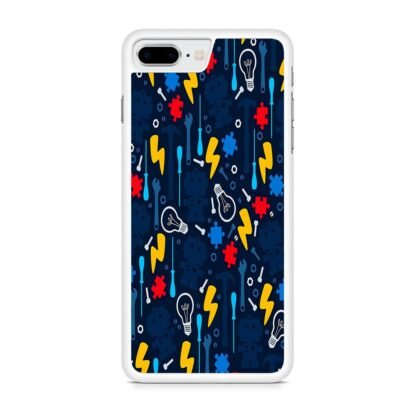 Light Bulb Puzzle Collage iPhone 7 Plus / 8 Plus Case - Image 2