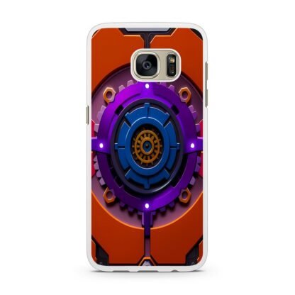 Light Gear Purple Orange Core Samsung Galaxy S7 / S7 Edge Case - Image 2