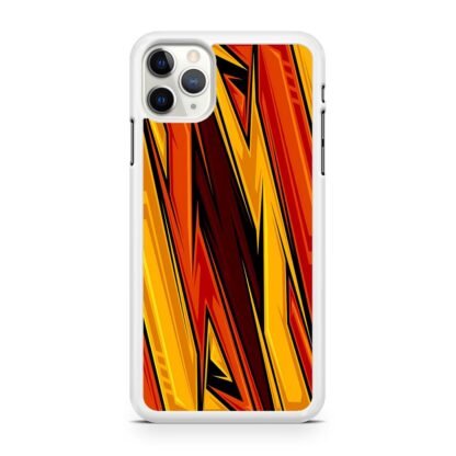 Lightning Red Blitz Pattern iPhone 12 / 12 Pro / 12 Pro Max / 12 Mini Case - Image 2