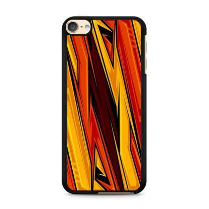 Lightning Red Blitz Pattern iPod Touch 6 / 7 Case