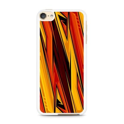Lightning Red Blitz Pattern iPod Touch 6 / 7 Case - Image 2