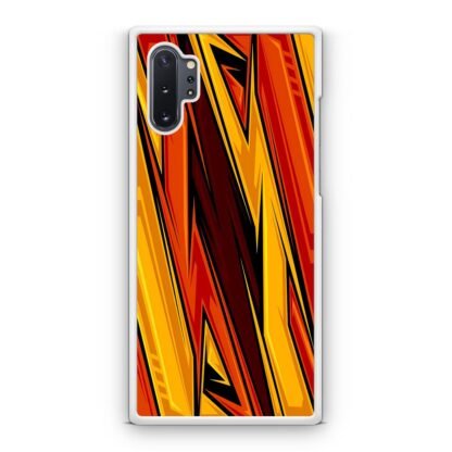 Lightning Red Blitz Pattern Samsung Galaxy Note 10 / Note 10 Plus Case - Image 2