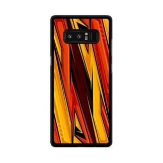 Lightning Red Blitz Pattern Samsung Galaxy Note 8 Case