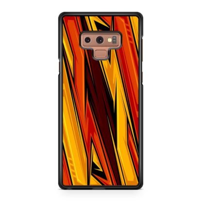 Lightning Red Blitz Pattern Samsung Galaxy Note 9 Case