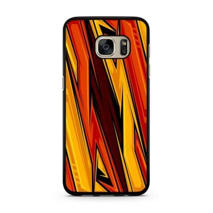 Lightning Red Blitz Pattern Samsung Galaxy S7 / S7 Edge Case