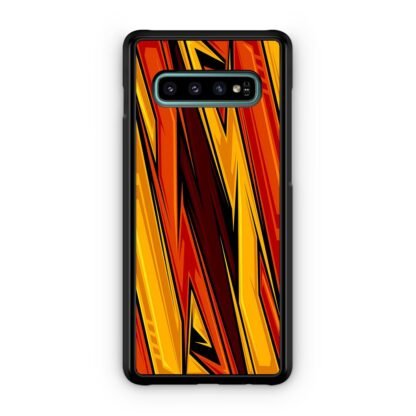 Lightning Red Blitz Pattern Samsung Galaxy S10 / S10e / S10 Plus / S10 5G Case
