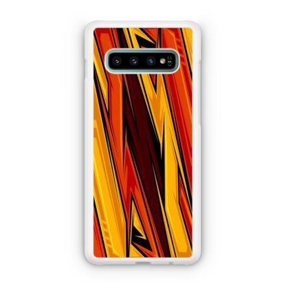 Lightning Red Blitz Pattern Samsung Galaxy S10 / S10e / S10 Plus / S10 5G Case - Image 2