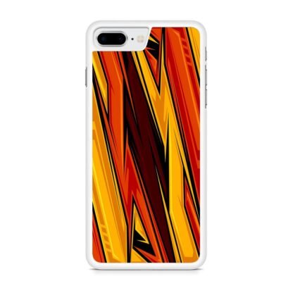 Lightning Red Blitz Pattern iPhone 7 Plus / 8 Plus Case - Image 2