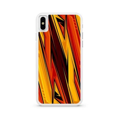 Lightning Red Blitz Pattern iPhone X / XR / XS / XS Max Case - Image 2