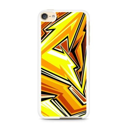 Lightning Yellow Blitz Cover iPod Touch 6 / 7 Case - Image 2
