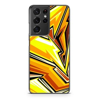Lightning Yellow Blitz Cover Samsung Galaxy S21 / S21 Plus / S21 Ultra / S21 FE Case