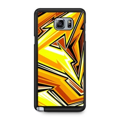 Lightning Yellow Blitz Cover Samsung Galaxy Note 5 Case