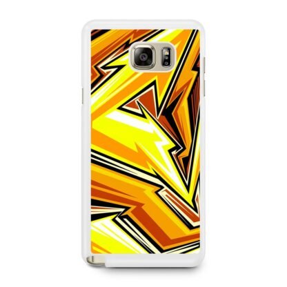 Lightning Yellow Blitz Cover Samsung Galaxy Note 5 Case - Image 2
