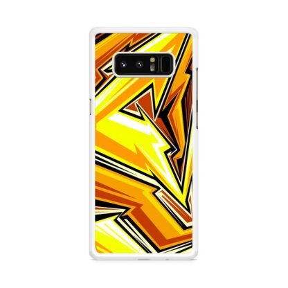 Lightning Yellow Blitz Cover Samsung Galaxy Note 8 Case - Image 2
