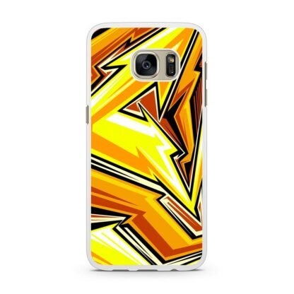 Lightning Yellow Blitz Cover Samsung Galaxy S7 / S7 Edge Case - Image 2