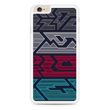 Line Gap Multitone Pattern iPhone 6 / 6S / 6 Plus / 6S Plus Case - Image 2