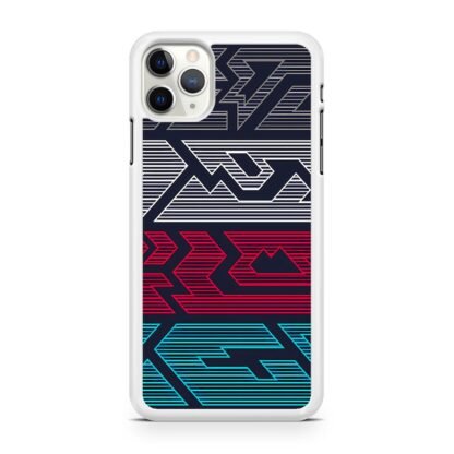 Line Gap Multitone Pattern iPhone 12 / 12 Pro / 12 Pro Max / 12 Mini Case - Image 2