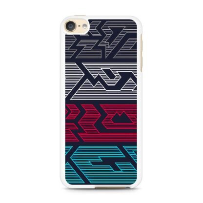 Line Gap Multitone Pattern iPod Touch 6 / 7 Case - Image 2