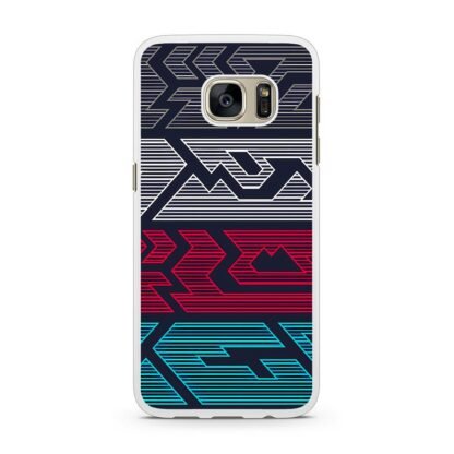 Line Gap Multitone Pattern Samsung Galaxy S7 / S7 Edge Case - Image 2