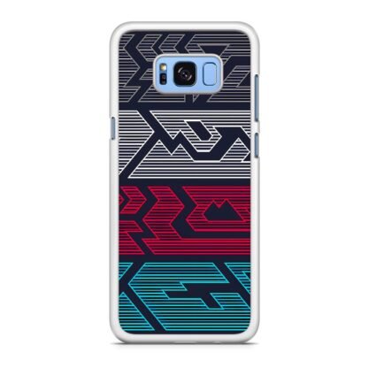 Line Gap Multitone Pattern Samsung Galaxy S8 / S8 Plus Case - Image 2