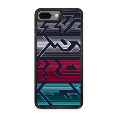 Line Gap Multitone Pattern iPhone 7 Plus / 8 Plus Case