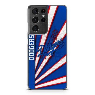 Los Angeles Dodgers MLB Logo Samsung Galaxy S21 / S21 Plus / S21 Ultra / S21 FE Case