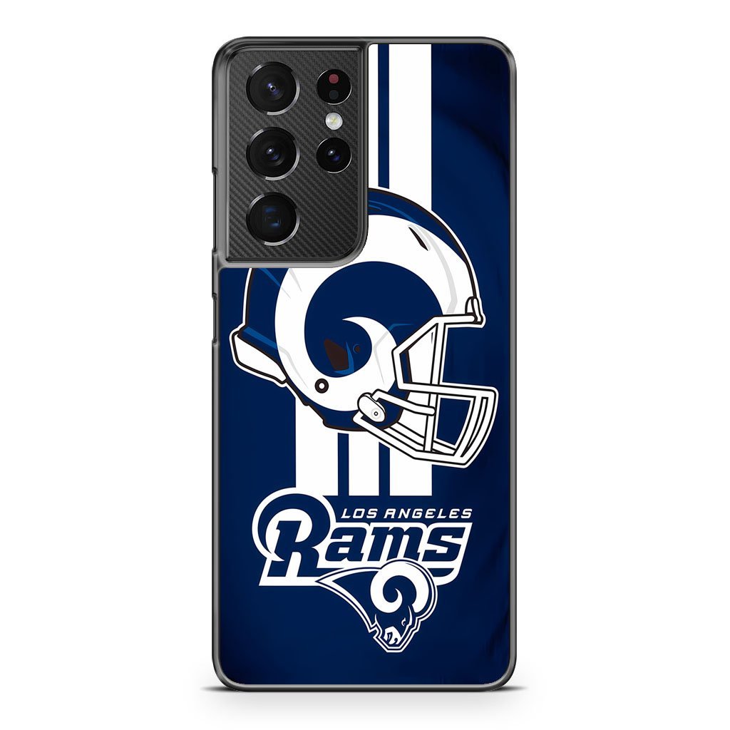 Los Angeles Rams Helmet NFL Logo Samsung Galaxy S21 / S21 Plus / S21 Ultra / S21 FE Case