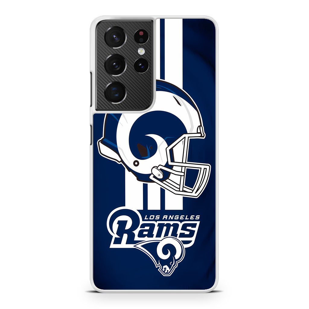 Los Angeles Rams Helmet NFL Logo Samsung Galaxy S21 / S21 Plus / S21 Ultra / S21 FE Case - Image 2